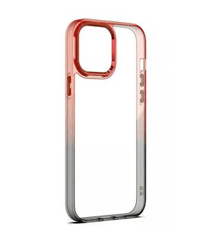 Чехол TPU+PC Fresh sip series для Apple iPhone 13 Pro (6.1") Черный / Красный