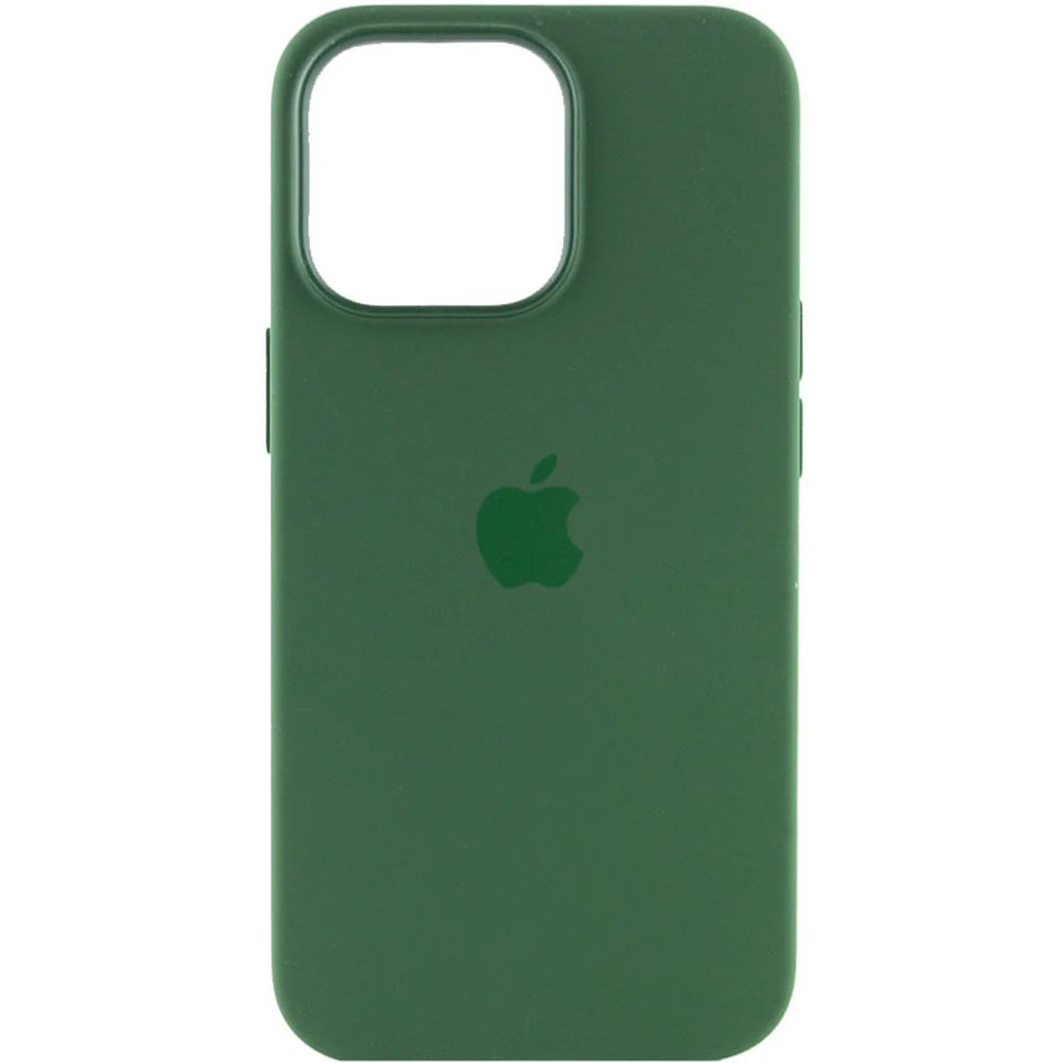 Чехол Silicone case (AAA) full with Magsafe and Animation для Apple iPhone 13 Pro (6.1") Зеленый / Clover