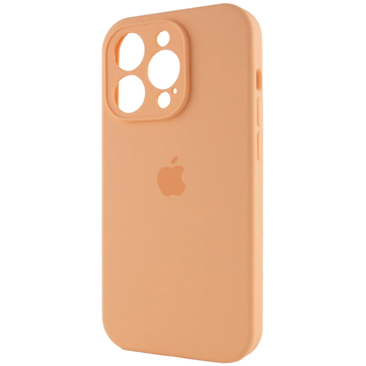 Чехол Silicone Case Full Camera Protective (AA) для Apple iPhone 13 Pro (6.1") Оранжевый / Cantaloupe