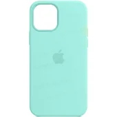 Кожаный чехол Leather Case (AA Plus) with MagSafe для Apple iPhone 13 Pro (6.1") Ice