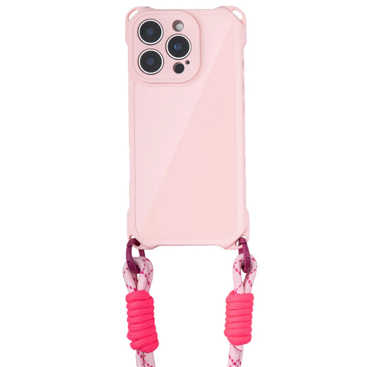 Чехол TPU CrossBody with straps для Apple iPhone 13 Pro (6.1") Pink