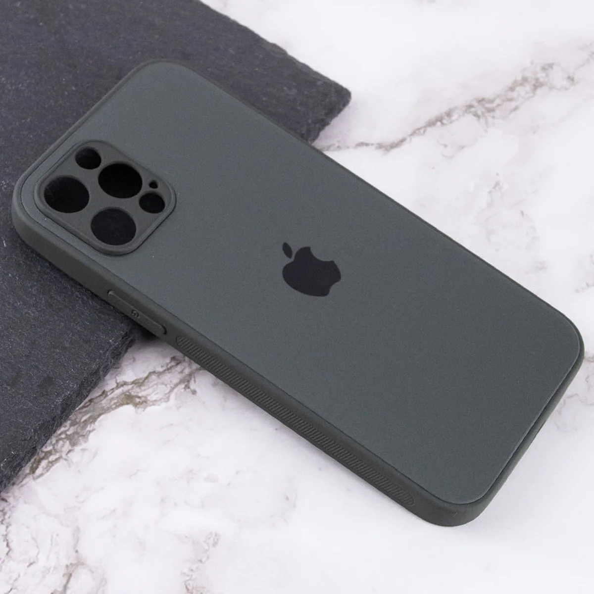 TPU+Glass чехол Matte Candy Full camera для Apple iPhone 13 Pro (6.1") Зеленый