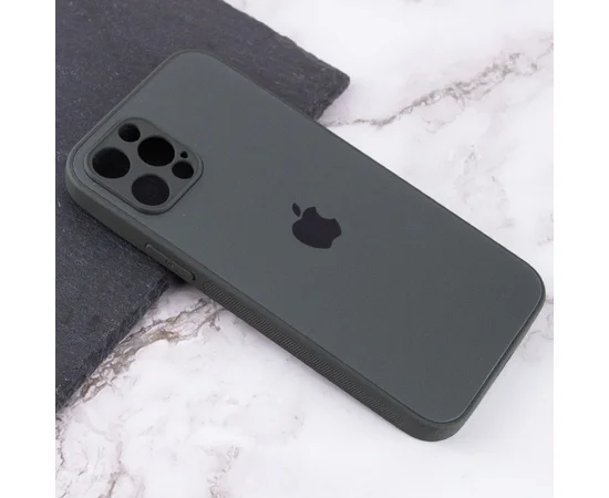 TPU+Glass чехол Matte Candy Full camera для Apple iPhone 13 Pro (6.1") Зеленый