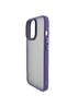TPU+PC чехол Metal Buttons для Apple iPhone 13 Pro (6.1") Темно-фиолетовый