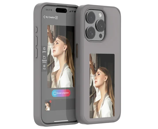 TPU+PC чехол Ink Show 2.0 для Apple iPhone 13 Pro (6.1") Grey