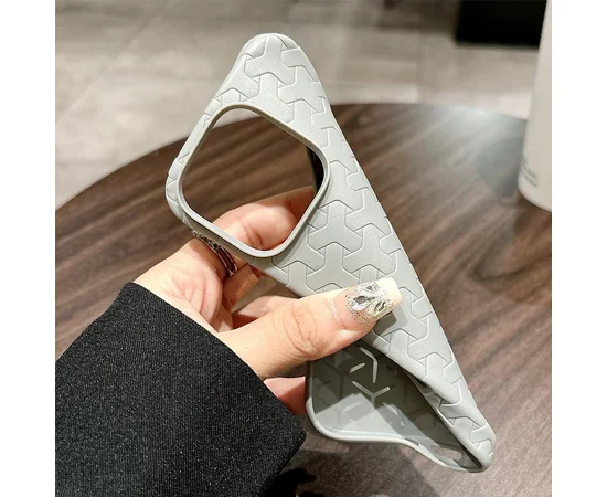 Чехол TPU Weaving для Apple iPhone 13 Pro (6.1") Grey