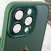 Чохол TPU+Glass Sapphire Midnight для Apple iPhone 13 Pro (6.1") Зелений / Forest green