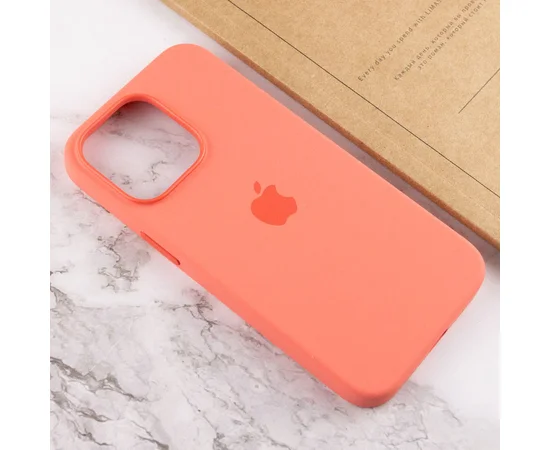Чехол Silicone case (AAA) full with Magsafe and Animation для Apple iPhone 13 Pro (6.1") Розовый / Pink Pomelo