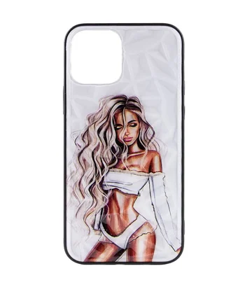 TPU+PC чохол Prisma Ladies для Apple iPhone 13 Pro (6.1") White