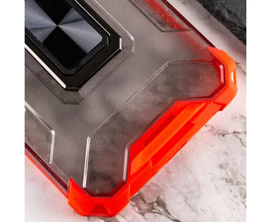 Удароміцний чохол Transformer CrystalRing для Apple iPhone 13 Pro (6.1") Червоний