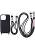 Чехол TPU two straps California для Apple iPhone 13 Pro (6.1") Черный