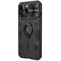 TPU+PC чехол Nillkin CamShield Armor no logo (шторка на камеру) для Apple iPhone 13 Pro (6.1") Черный