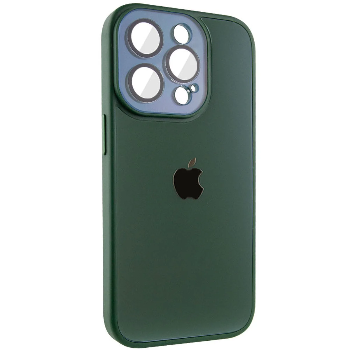 Чохол TPU+Glass Sapphire Midnight для Apple iPhone 13 Pro (6.1") Зелений / Forest green