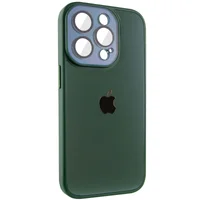 Чохол TPU+Glass Sapphire Midnight для Apple iPhone 13 Pro (6.1") Зелений / Forest green