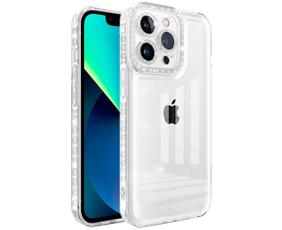Чехол TPU Starfall Clear для Apple iPhone 13 Pro (6.1") Прозрачный