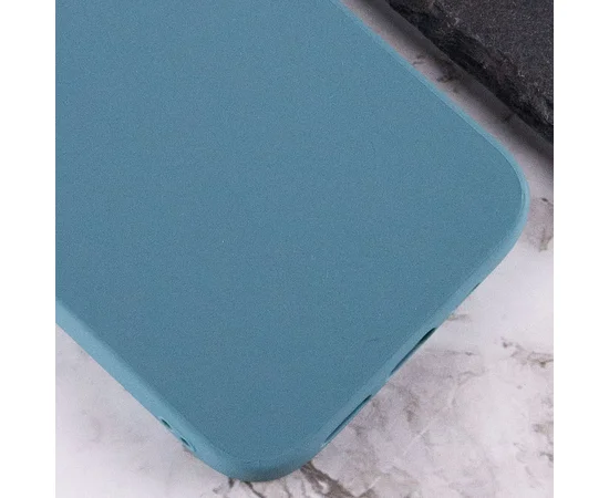 Силиконовый чехол Candy для Apple iPhone 13 Pro (6.1") Синий / Powder Blue