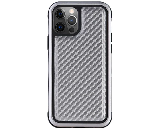 Чехол PC+TPU+Metal K-DOO MARS Series для Apple iPhone 13 Pro (6.1") Carbon Silver