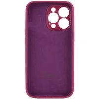 Чехол Silicone Case Full Camera Protective (AA) для Apple iPhone 13 Pro (6.1") Бордовый / Maroon