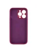 Чехол Silicone Case Full Camera Protective (AA) для Apple iPhone 13 Pro (6.1") Бордовый / Maroon