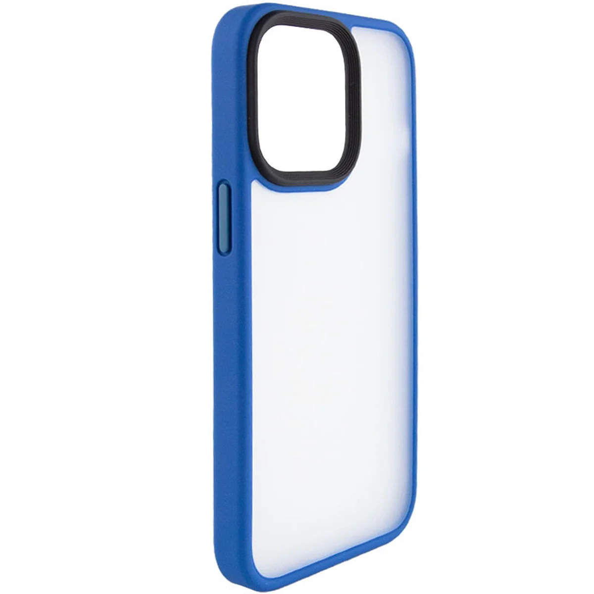 TPU+PC чехол Metal Buttons для Apple iPhone 13 Pro (6.1") Голубой