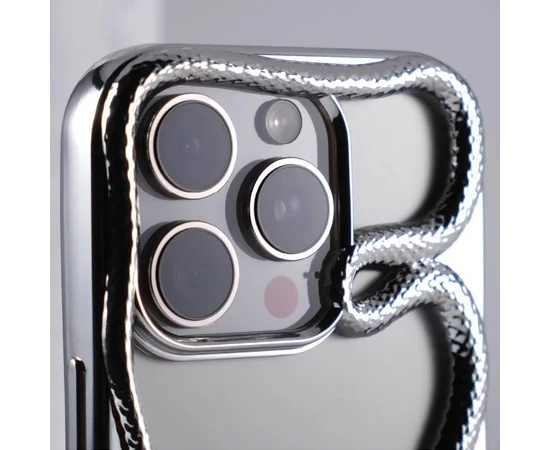 TPU чехол Snake для Apple iPhone 13 Pro (6.1") Silver