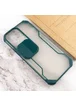 Чехол Camshield matte Ease TPU со шторкой для Apple iPhone 13 Pro (6.1") Зеленый
