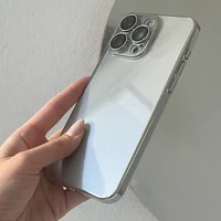 Чехол TPU+PC Glittershine для Apple iPhone 13 Pro (6.1") Silver