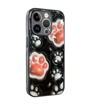 TPU+PC чехол Prisma Plushie для Apple iPhone 13 Pro (6.1") Paws
