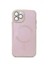 Чехол TPU+Glass Sapphire Midnight with MagSafe для Apple iPhone 13 Pro (6.1") Розовый / Pink Sand