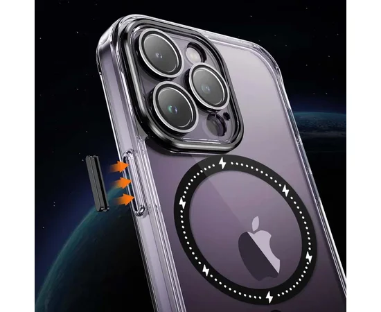 Чехол TPU+PC Colorful with MagSafe для Apple iPhone 13 Pro (6.1") Black