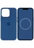Чехол Silicone case (AAA) full with Magsafe and Animation для Apple iPhone 13 Pro (6.1") Синий / Blue Jay