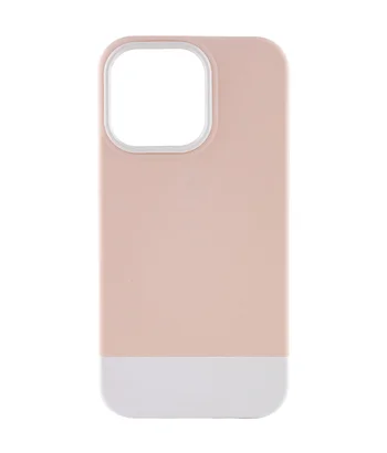 Чохол TPU+PC Bichromatic для Apple iPhone 13 Pro (6.1") Grey-beige / White