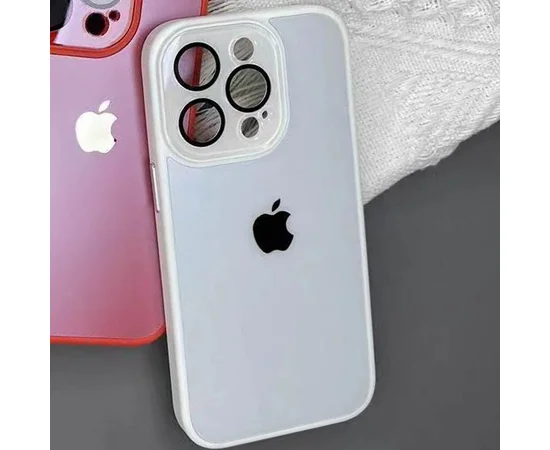 Чехол TPU+Glass Sapphire Midnight для Apple iPhone 13 Pro (6.1") Белый / White