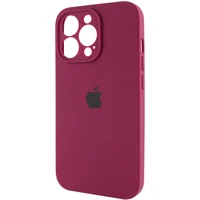 Чехол Silicone Case Full Camera Protective (AA) для Apple iPhone 13 Pro (6.1") Бордовый / Maroon