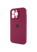 Чехол Silicone Case Full Camera Protective (AA) для Apple iPhone 13 Pro (6.1") Бордовый / Maroon