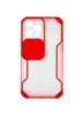 Чехол Camshield matte Ease TPU со шторкой для Apple iPhone 13 Pro (6.1") Красный