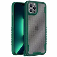 Чехол TPU+PC TRAVEL Carbon для Apple iPhone 13 Pro (6.1") Зеленый