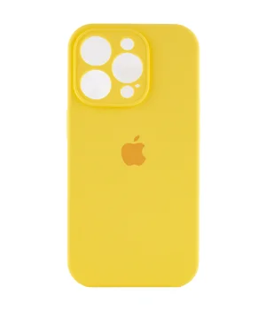 Чохол Silicone Case Full Camera Protective (AA) Apple iPhone 13 Pro (6.1") Жовтий / Yellow