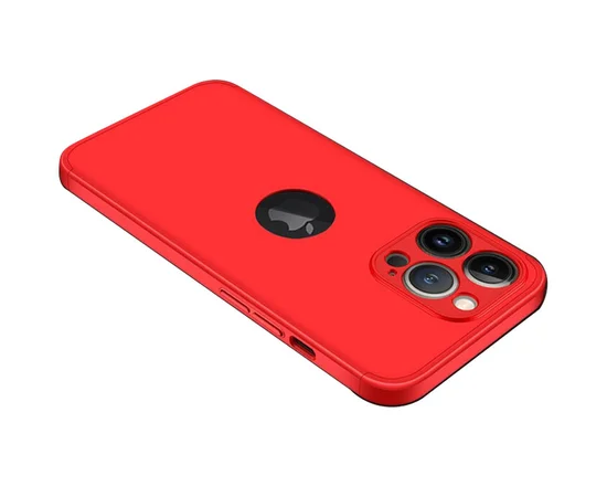Пластиковая накладка GKK LikGus 360 градусов (opp) для Apple iPhone 13 Pro (6.1") Красный