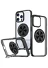 TPU+PC чехол Metal Ring with MagSafe для Apple iPhone 13 Pro (6.1") Черный