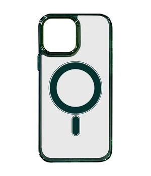 Чехол TPU Iris with MagSafe для Apple iPhone 13 Pro (6.1") Зеленый
