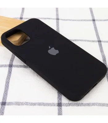 Чехол Silicone Case Full Protective (AA) для Apple iPhone 13 Pro (6.1") Черный / Black