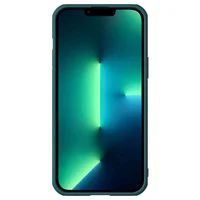 Кожаная накладка Nillkin Camshield Leather (шторка на камеру) для Apple iPhone 13 Pro (6.1") Зеленый / Green