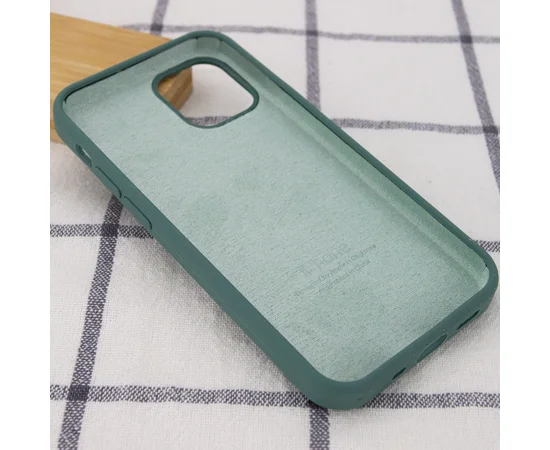 Чехол Silicone Case Full Protective (AA) для Apple iPhone 13 Pro (6.1") Зеленый / Pine green