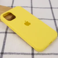 Чехол Silicone Case Full Protective (AA) для Apple iPhone 13 Pro (6.1") Желтый / Yellow