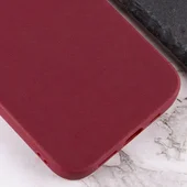 Силиконовый чехол Candy для Apple iPhone 13 Pro (6.1") Бордовый