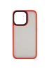 TPU+PC чехол Metal Buttons для Apple iPhone 13 Pro (6.1") Красный