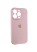 Чехол Silicone Case Full Camera Protective (AA) для Apple iPhone 13 Pro (6.1") Розовый / Chalk Pink