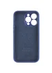 Чехол Silicone Case Full Camera Protective (AA) для Apple iPhone 13 Pro (6.1") Синий / Deep navy