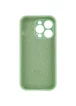 Чехол Silicone Case Full Camera Protective (AA) для Apple iPhone 13 Pro (6.1") Зеленый / Pistachio